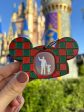 Christmas Checkered Mouseketeer Hat Magic Band Buddy Cheap