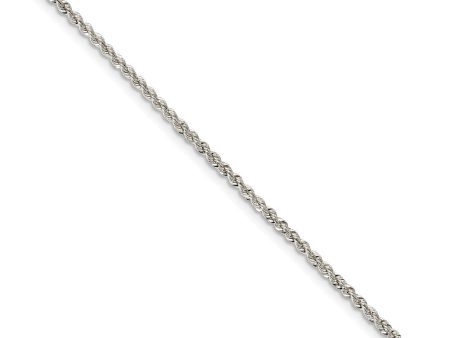 2.25mm Sterling Silver Classic Solid Rope Chain Anklet Online Sale