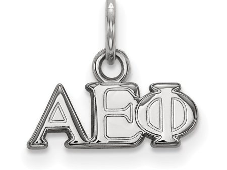 Sterling Silver Alpha Epsilon Phi XS (Tiny) Greek Letters Charm Online