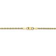 2mm 10k Yellow Gold D C Quadruple Rope Chain Bracelet on Sale