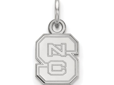 Sterling Silver North Carolina State XS (Tiny)  NCS  Charm or Pendant For Sale