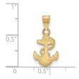 10k Yellow Gold U.S. Naval Academy Small Pendant Online now