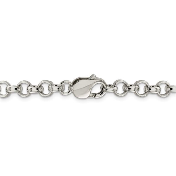 6.75mm Sterling Silver Solid Belcher (Rolo) Chain Necklace Online Hot Sale