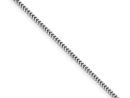 1.4mm 14k White Gold Solid Franco Chain Necklace Online Hot Sale