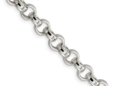 6.75mm Sterling Silver Solid Belcher (Rolo) Chain Necklace Online Hot Sale