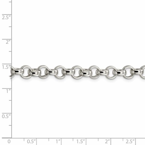 6.75mm Sterling Silver Solid Belcher (Rolo) Chain Necklace Online Hot Sale