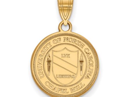 14k Yellow Gold North Carolina Medium Crest Pendant Fashion