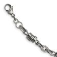 Men s Stainless Steel 6mm Disk Link Chain Necklace, 20 Inch Sale