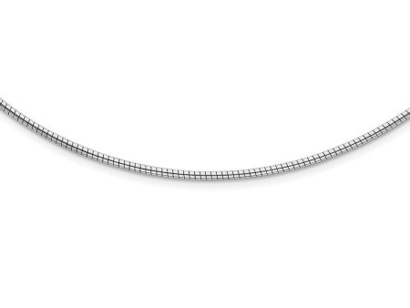 2mm Sterling Silver Round Cubetto Chain Necklace, 16-18 Inch Sale