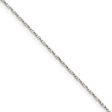 0.5mm, Sterling Silver, Twisted Serpentine Chain, 20 inch Fashion