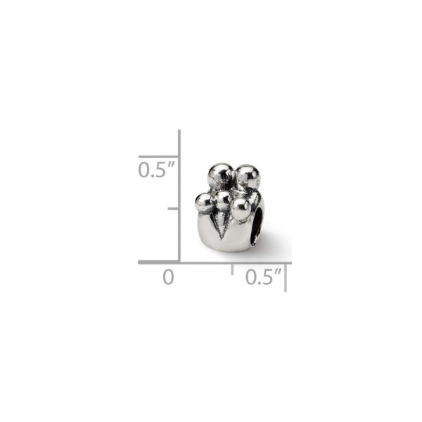 Sterling Silver Family of 5 Bead Charm Discount