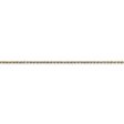 1.15mm, 14k Yellow Gold, Diamond Cut Rope Chain Anklet or Bracelet For Sale