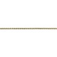 1.3mm, 14k Yellow Gold, Diamond Cut Rope Chain Anklet or Bracelet Online Sale