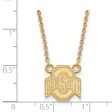 14k Gold Plated Silver Ohio State Small Logo Pendant Necklace Cheap