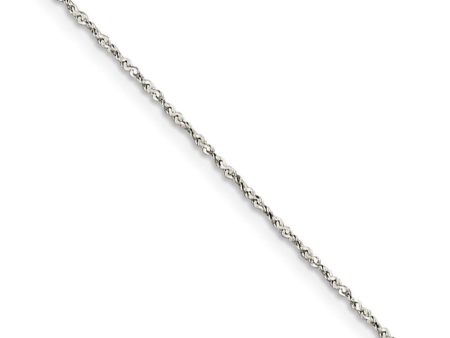 0.5mm, Sterling Silver, Twisted Serpentine Chain, 24 inch Supply