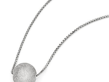 15mm Laser-Cut Bead & Box Chain Necklace in Sterling Silver 18-20 Inch Online