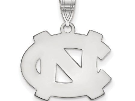 Sterling Silver North Carolina Medium  NC  Pendant Online now