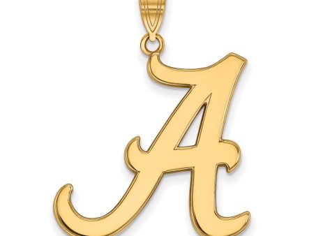 10k Yellow Gold U. of Alabama XL Initial A Pendant Supply