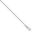 0.8mm 14k White Gold, Solid Spiga Chain Bracelet, 6 Inch Cheap