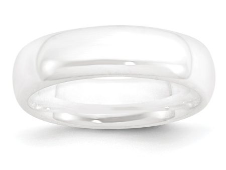 White Ceramic, 6mm Polished Domed Comfort Fit Band Sale