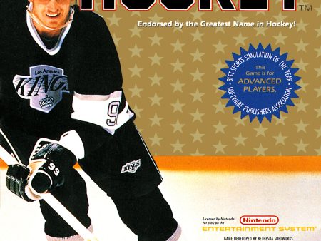 WAYNE GRETZKY HOCKEY  - NES (W BOX & MANUAL) Cheap